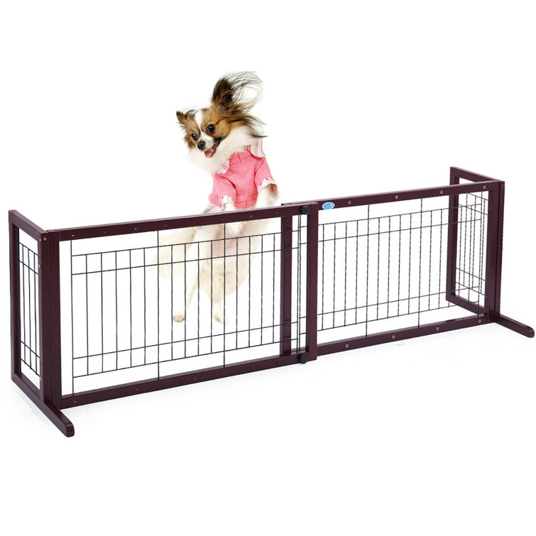 Tucker Murphy Pet™ Adjustable Free Standing Pet Gate & Reviews Wayfair Canada